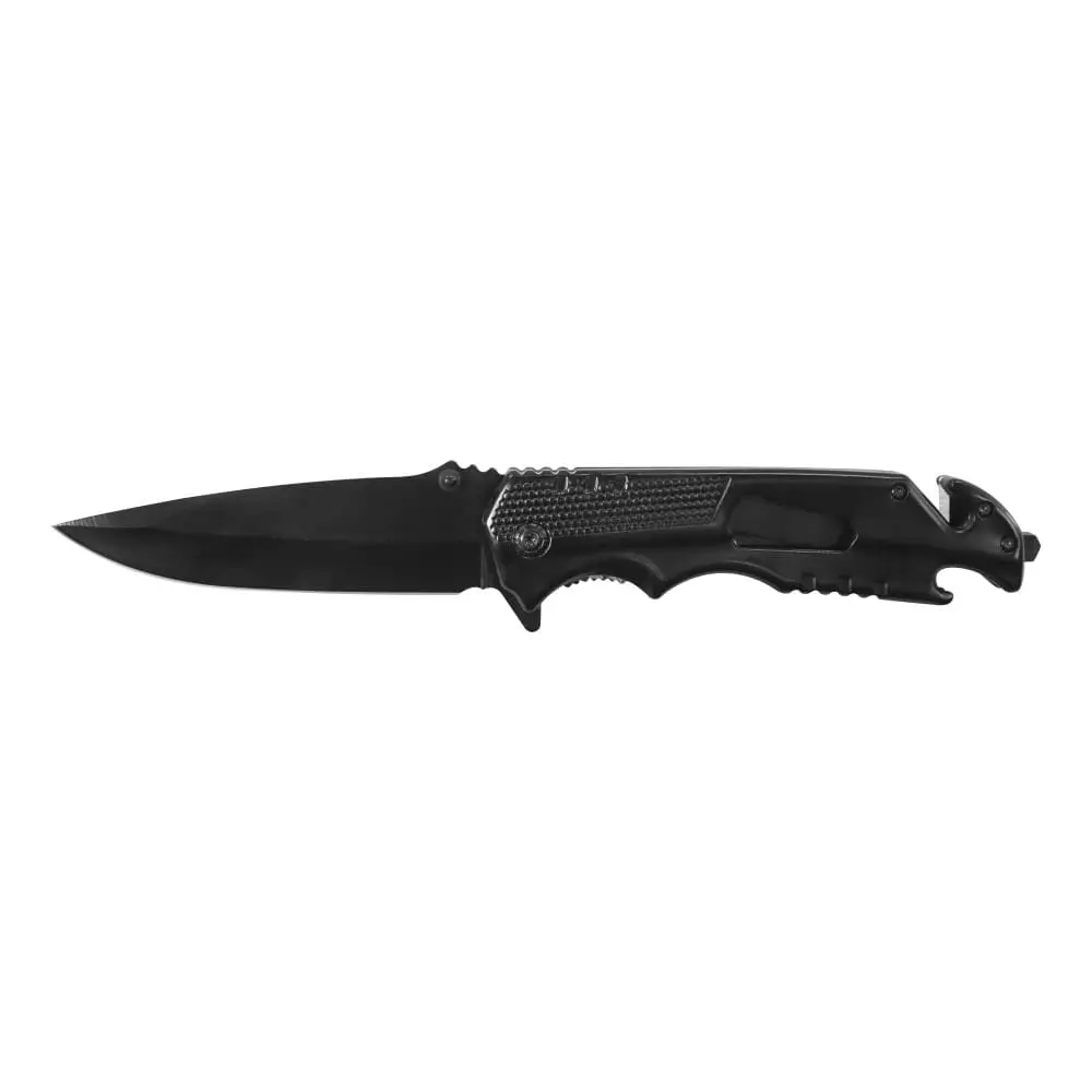 2 Tosahwi All Black Folding EDC 5 in 1 Pocket Knife - Image 1