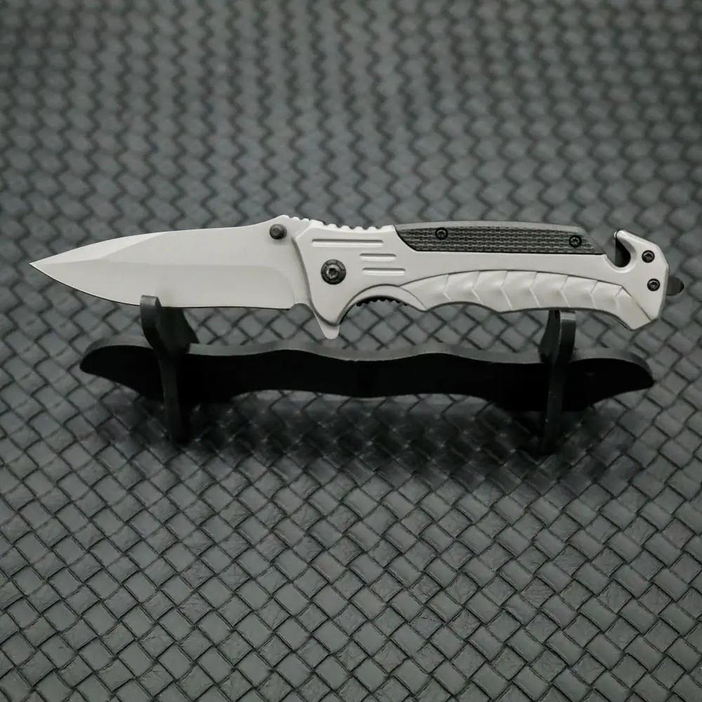 Tosahwi Sliver Titanium Knight Outdoor Folding EDC Pocket Knife - Image 6