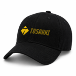 TOSAHWI Black Dad Hat with Yellow Embroidery – Outdoor Baseball Cap - Image 2