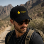TOSAHWI Black Dad Hat with Yellow Embroidery – Outdoor Baseball Cap - Image 5