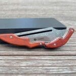 TOSAHWI Handmade Damascus Steel Outdoor Mechanical Folding Knife - Image 3