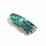 TOSAHWI HANDMADE Abalone Shell Handle EDC Mini Pocket Knife - Image 2