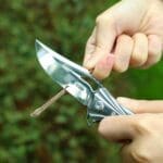 TOSAHWI Handmade Flipper M390 Steel Folding Blades EDC Pocket Knife - Image 8