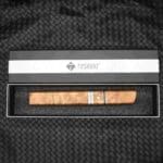 TOSAHWI Handmade Damascus Steel Fixed Blade Knife with White Shadow Wood Handle - Image 10