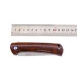 TOSAHWI Handmade DC53 Steel Folding Knife with Snakewood Handle - Image 2