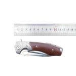 TOSAHWI HANDMADE Sandalwood Handle Eagle Eye Folding Knife - Image 4