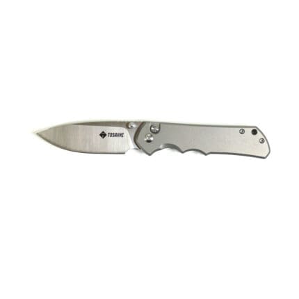 Tosahwi Button Lock Cool Pocket Knife with Titanium Alloy Handle