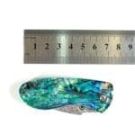 TOSAHWI HANDMADE Abalone Shell Handle EDC Mini Pocket Knife - Image 5