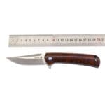 TOSAHWI Handmade DC53 Steel Folding Knife with Snakewood Handle - Image 3