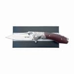 TOSAHWI HANDMADE Sandalwood Handle Eagle Eye Folding Knife - Image 5