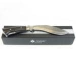 TOSAHWI Handmade Dark Sandalwood Handle Damascus Steel Hunting Kukri Knife - Image 5