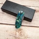 TOSAHWI HANDMADE Abalone Shell Handle EDC Mini Pocket Knife - Image 7