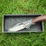 TOSAHWI Handmade Flipper M390 Steel Folding Blades EDC Pocket Knife - Image 4