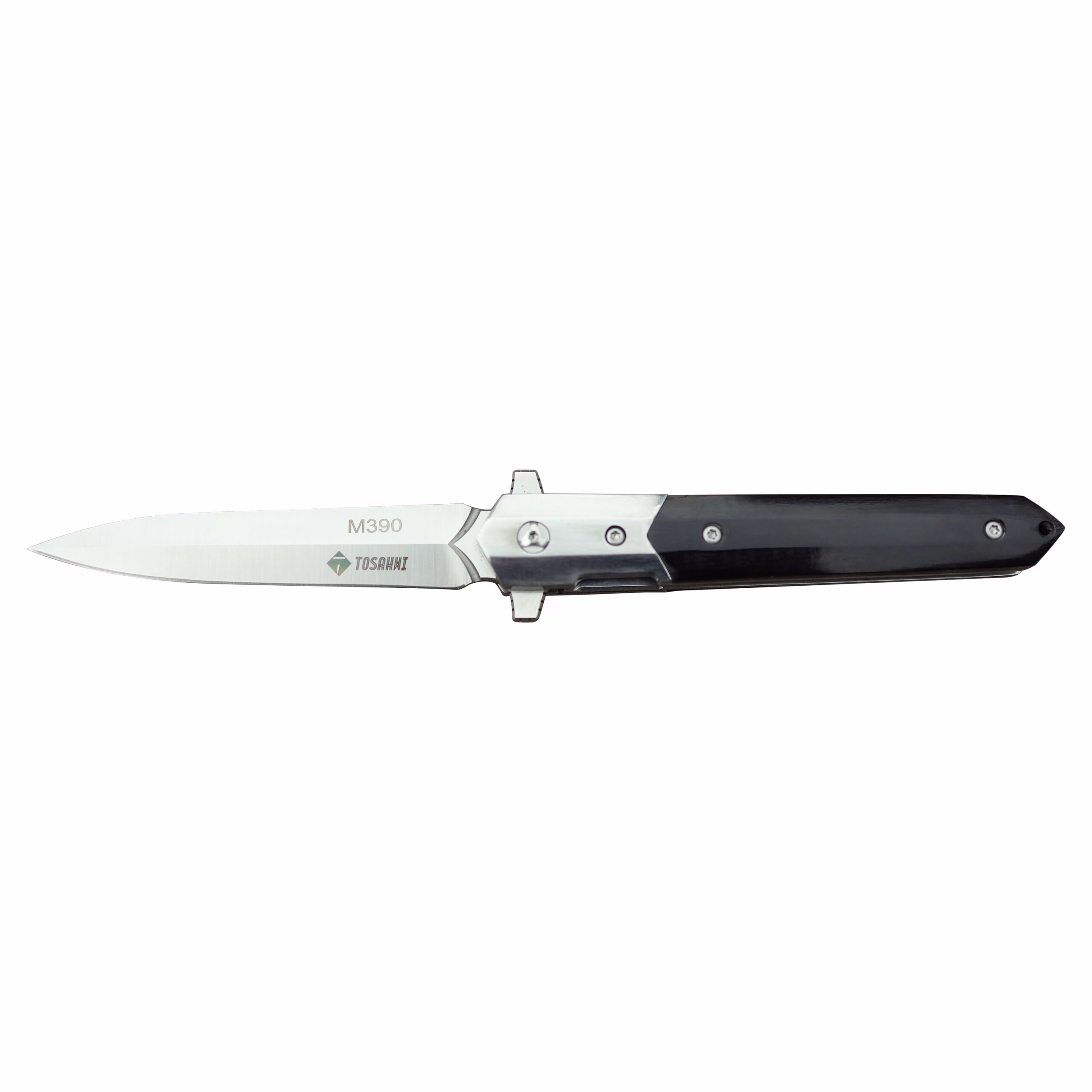 TOSAHWI Handmade M390 Steel Folding Knife with Horn Handle