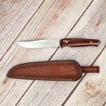 TOSAHWI HANDAME Martensite Cocobolo Fixed Blades Hunting Knife - Image 7