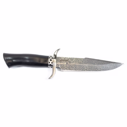 TOSAHWI Chrome Steel Wild West Bowie Fixed Blade Hunting Boot Knife