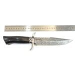 TOSAHWI Chrome Steel Wild West Bowie Fixed Blade Hunting Boot Knife - Image 8