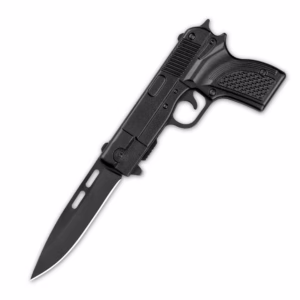 Tosahwi QSG92 Pistol Black Pocket Knife