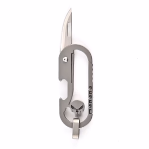 Tosahwi Titanium Mini Skull Knife Keychain