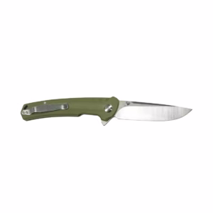Tosahwi Hollow Handle Drop Point Blade Pocket Knife With Pocket Clip