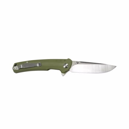 Tosahwi Hollow Handle Drop Point Blade Pocket Knife With Pocket Clip
