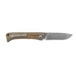 Tosahwi Contrasting Colors G10 Handle Damascus Steel Pocket Knife