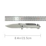 Tosahwi Sliver Titanium Knight Outdoor Folding EDC Pocket Knife - Image 5