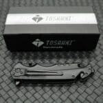 Tosahwi All Black Folding EDC 5 in 1 Pocket Knife - Image 5