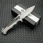 Tosahwi Sliver Titanium Knight Outdoor Folding EDC Pocket Knife - Image 3