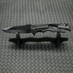 Tosahwi All Black Folding EDC 5 in 1 Pocket Knife - Image 4