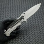 Tosahwi Sliver Titanium Knight Outdoor Folding EDC Pocket Knife - Image 7