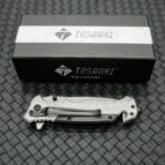 Tosahwi Sliver Titanium Knight Outdoor Folding EDC Pocket Knife - Image 8