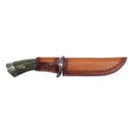Tosahwi Black Colored Wood Damascus Steel Hunting Knife - Image 2