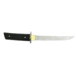 Tosahwi Ebony Handle Fixed Blade Tanto Knife