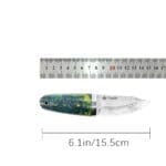 Tosahwi Mini Tailing Point Fixed Blade Knife With Leather Shelth - Image 6