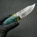 Tosahwi Mini Tailing Point Fixed Blade Knife With Leather Shelth - Image 4