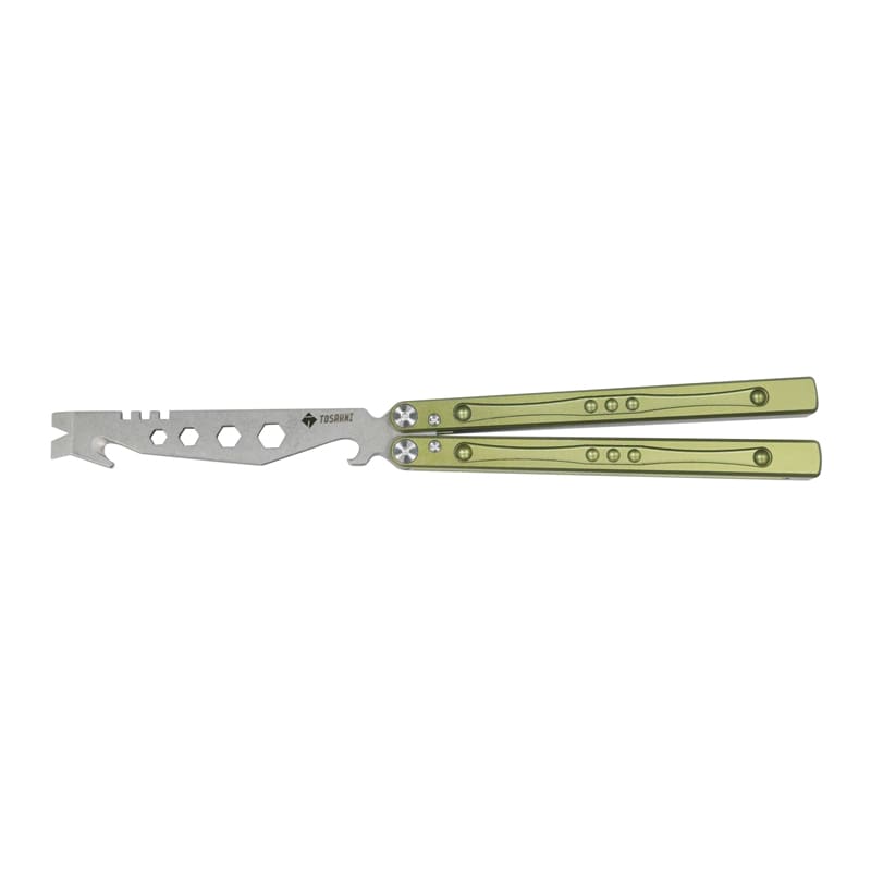 3 Tosahwi 14C28N Balisong Butterfly Knife Multi Tool - Image 1