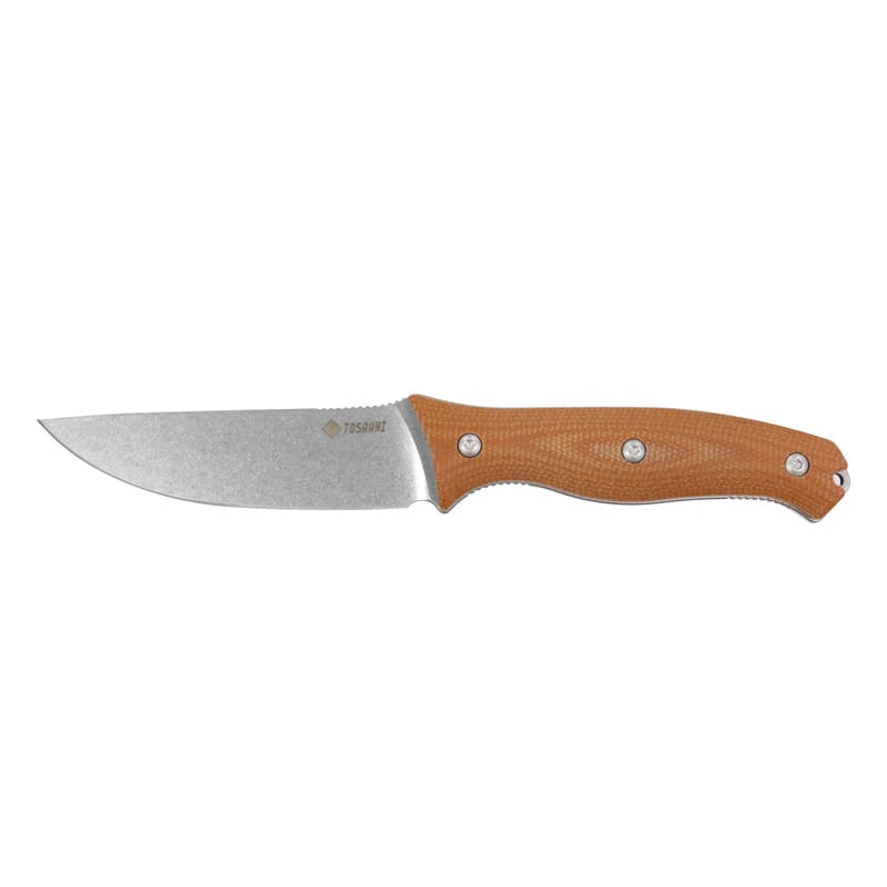 2 Tosahwi Drop Point Blade Micarta Handle Hunting Knife - Image 1